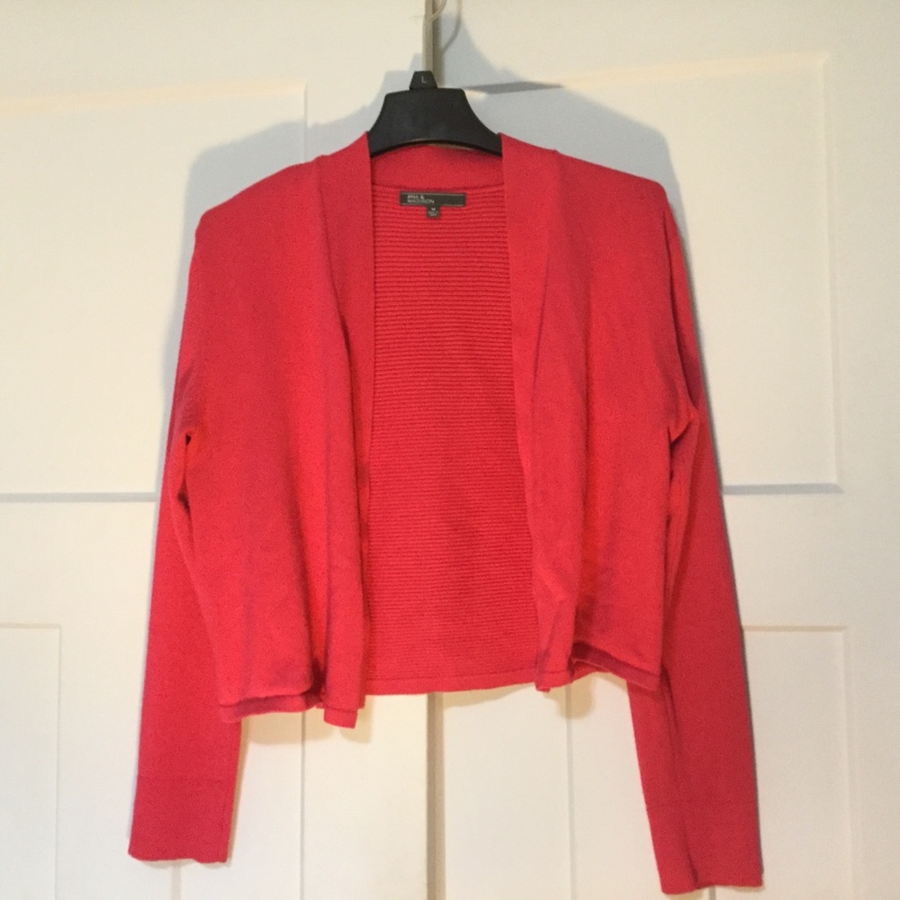 Raspberry Long Sleeved Cardigan Sweater